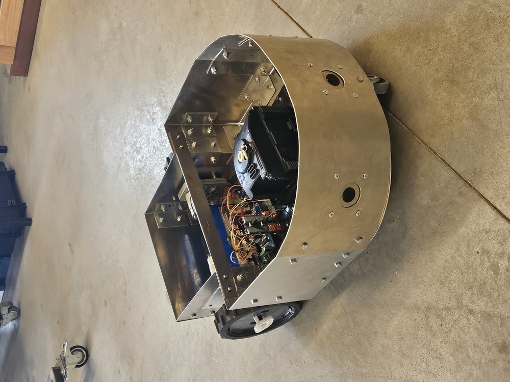 Complete robotmaaier open